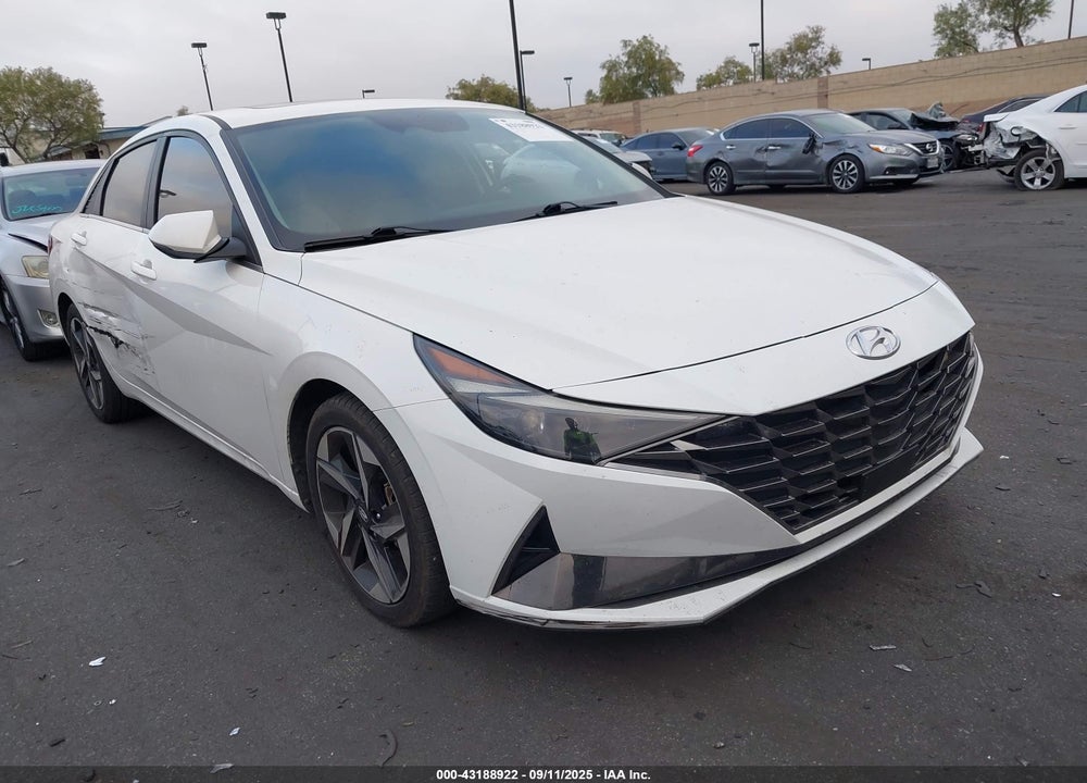 2021 HYUNDAI ELANTRA LIMITED VIN: 5NPLP4AG8MH004821