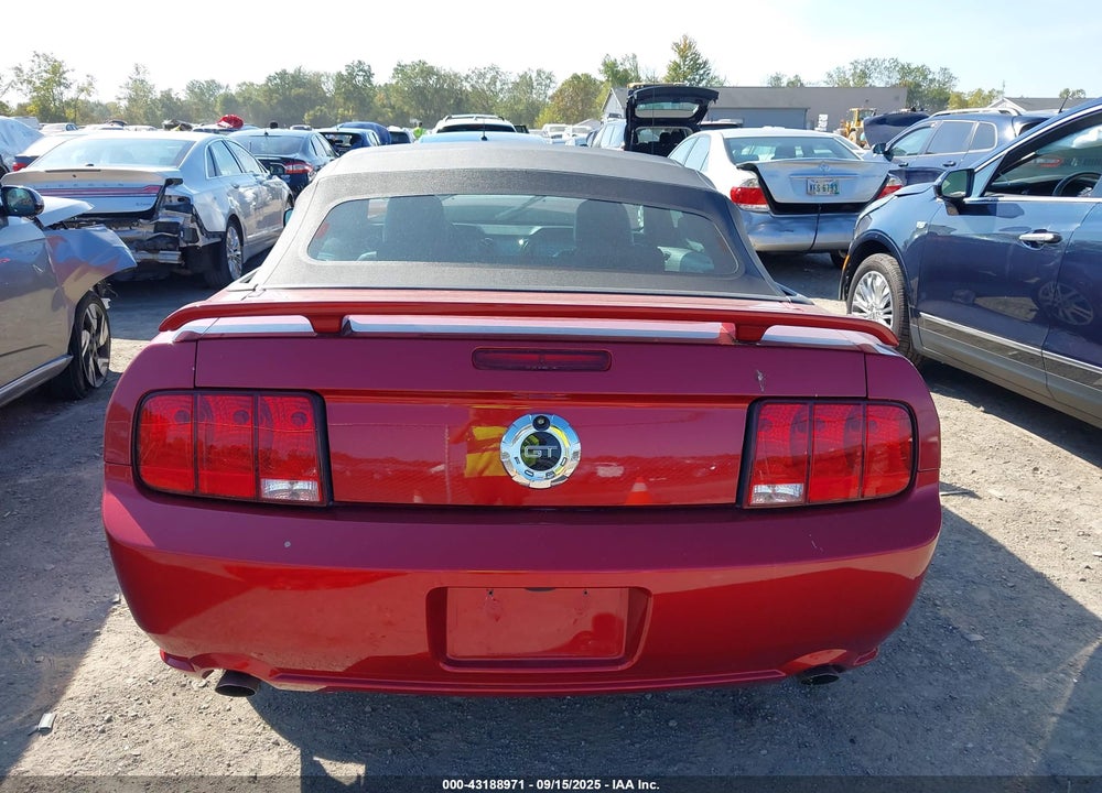 2006 FORD MUSTANG GT VIN: 1ZVFT85H865193554