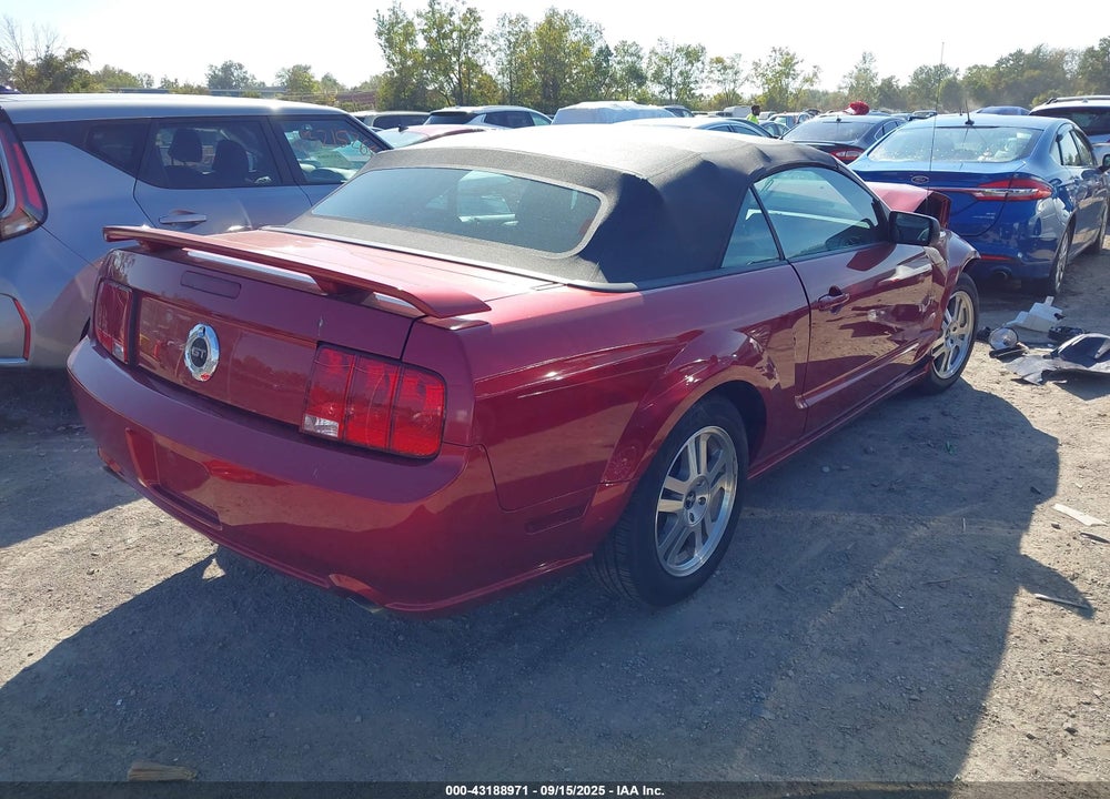 2006 FORD MUSTANG GT VIN: 1ZVFT85H865193554
