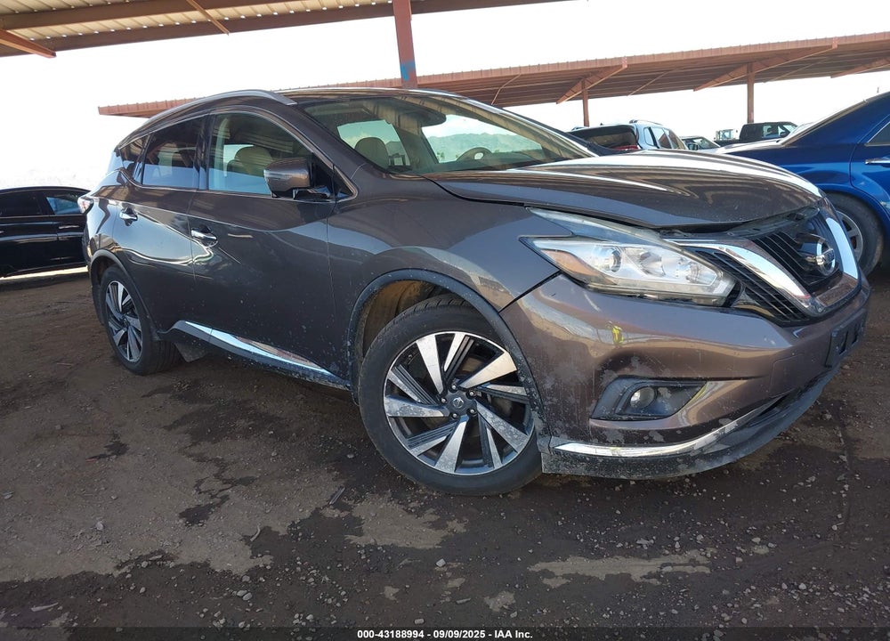 2016 NISSAN MURANO PLATINUM VIN: 5N1AZ2MH6GN108850