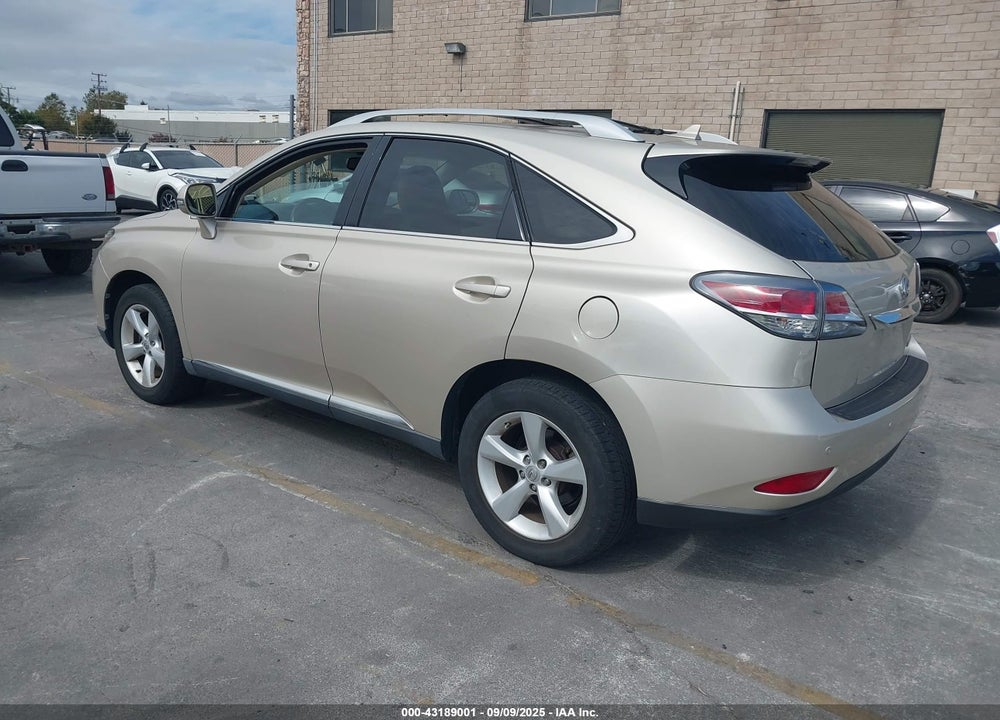 2013 LEXUS RX 350 VIN: 2T2BK1BA9DC182397