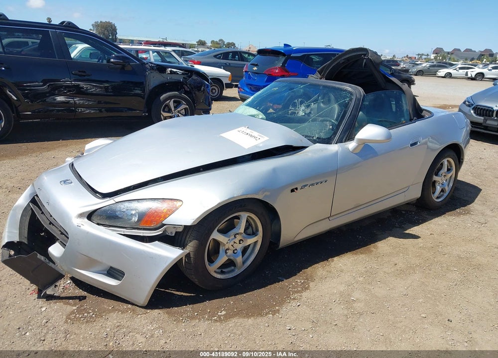 2002 HONDA S2000 VIN: JHMAP11442T006536
