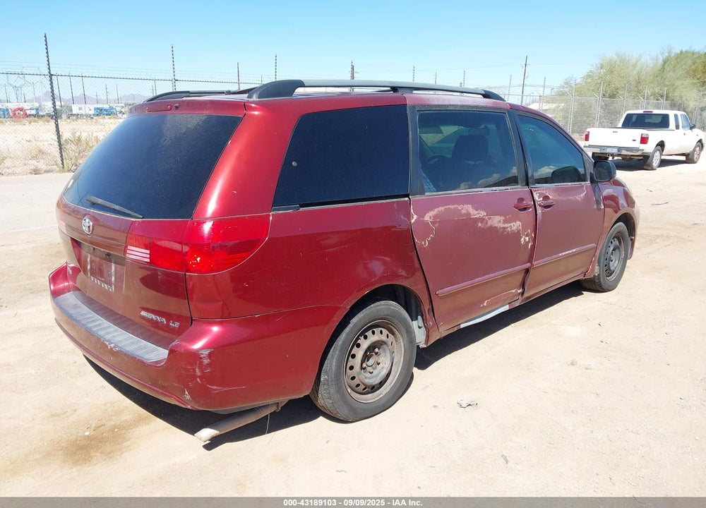 2004 TOYOTA SIENNA LE VIN: 5TDZA23C84S174083