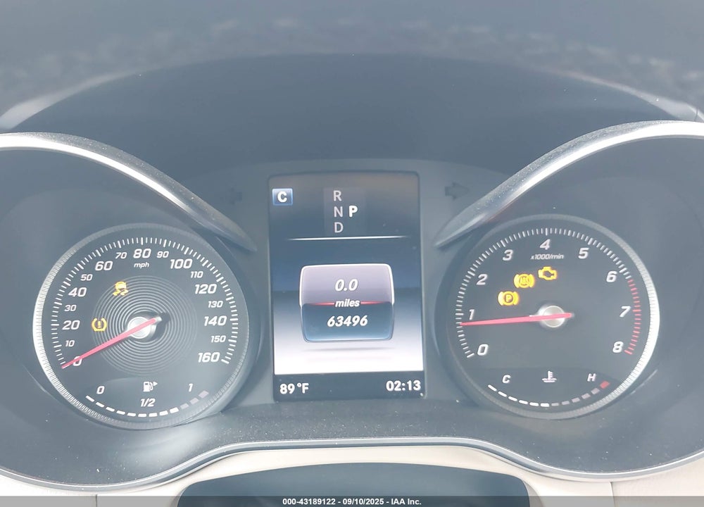 2019 MERCEDES-BENZ GLC CLASS VIN: WDC0G4JB7KV161349
