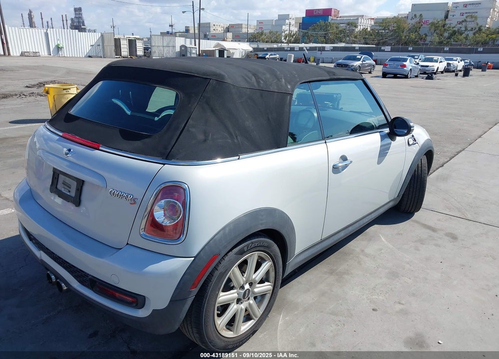 2012 MINI COOPER S VIN: WMWZP3C59CT250509