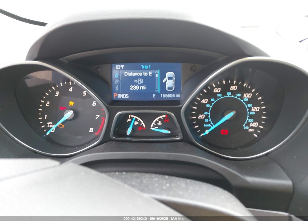 2014 FORD ESCAPE VIN: 1FMCU9G91EUA55322