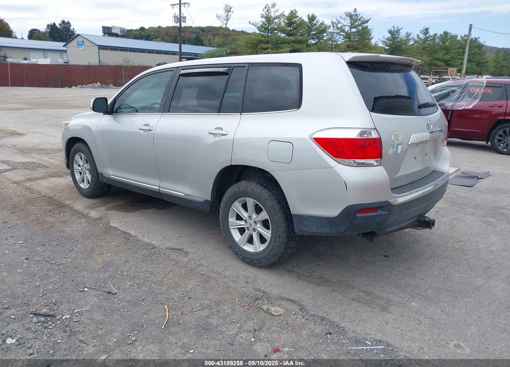 2012 TOYOTA HIGHLANDER VIN: 5TDZA3EHXCS019953