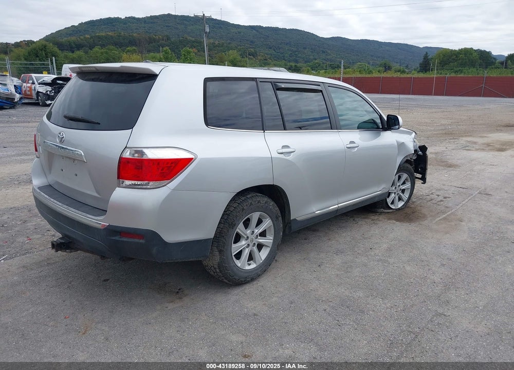 2012 TOYOTA HIGHLANDER VIN: 5TDZA3EHXCS019953