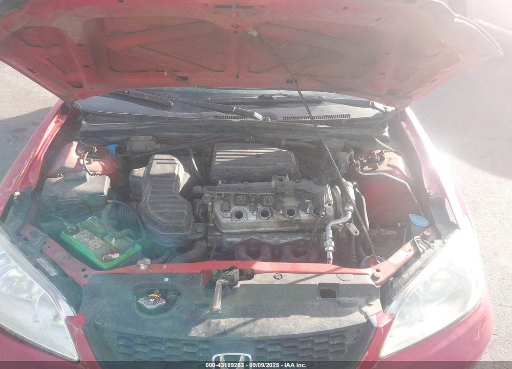 2005 HONDA CIVIC LX VIN: 1HGEM21535L041701