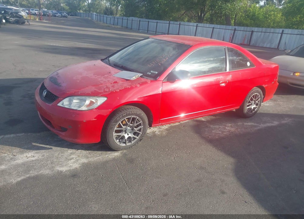2005 HONDA CIVIC LX VIN: 1HGEM21535L041701