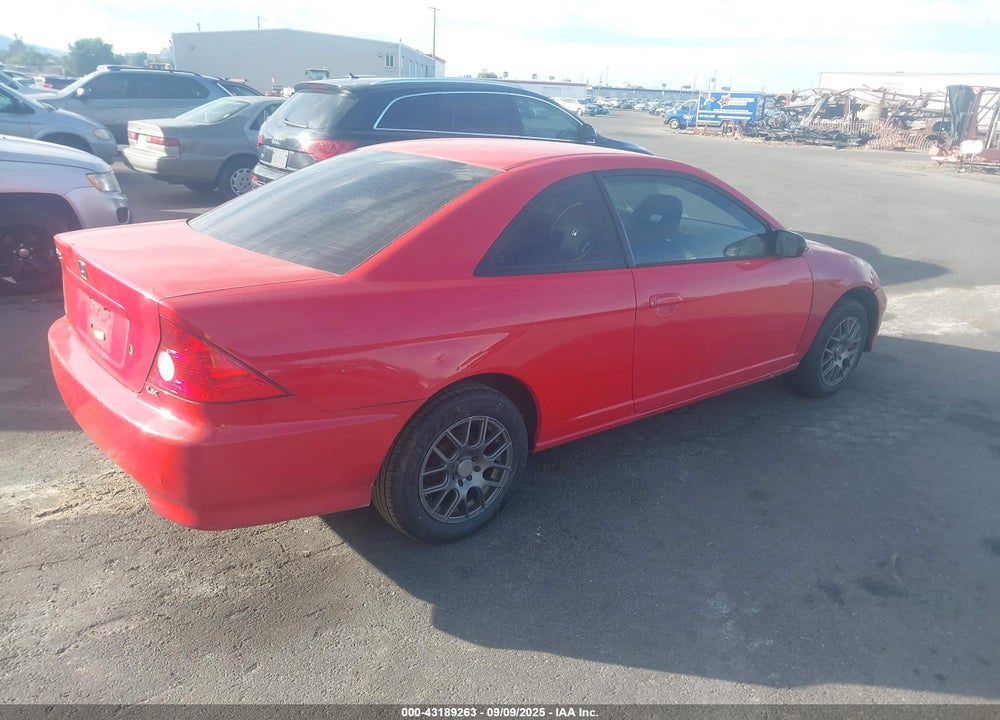 2005 HONDA CIVIC LX VIN: 1HGEM21535L041701