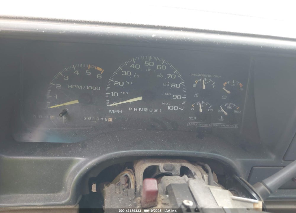 1996 CHEVROLET GMT-400 C2500 VIN: 1GCGC24R1TZ228387