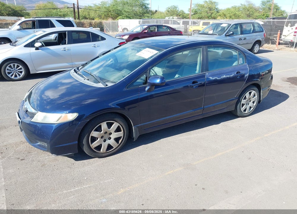 2009 HONDA CIVIC LX VIN: 2HGFA16539H504794