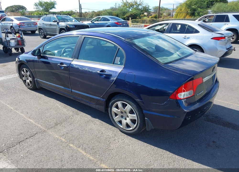 2009 HONDA CIVIC LX VIN: 2HGFA16539H504794