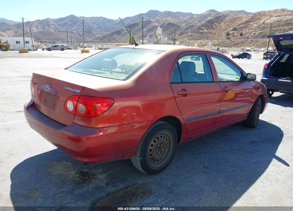 2006 TOYOTA COROLLA CE VIN: JTDBR32E860085302