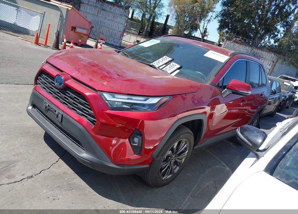 2022 TOYOTA RAV4 HYBRID XLE PREMIUM VIN: 2T3B6RFV8NW037184