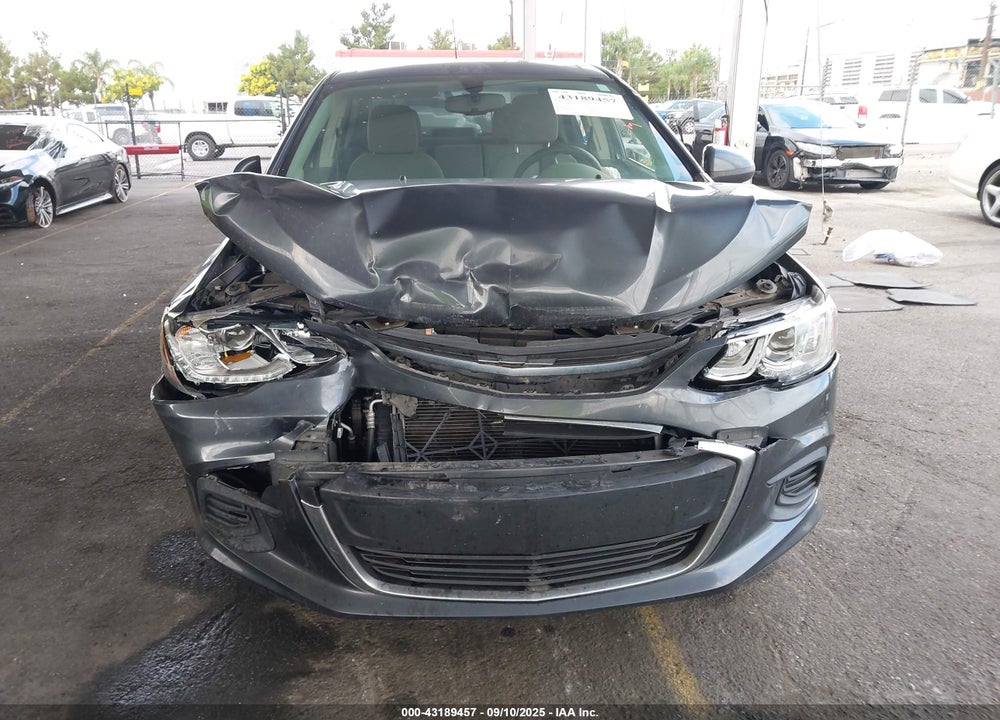 2018 CHEVROLET SONIC VIN: 1G1JD5SH2J4106168