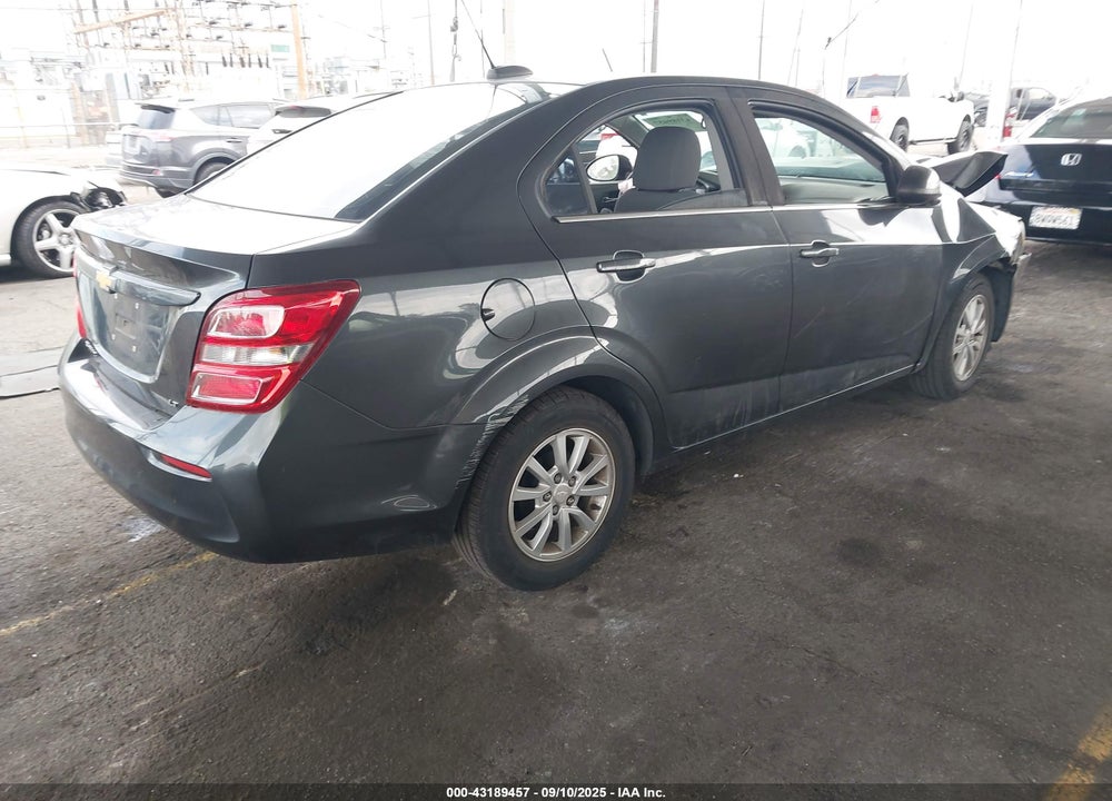 2018 CHEVROLET SONIC VIN: 1G1JD5SH2J4106168