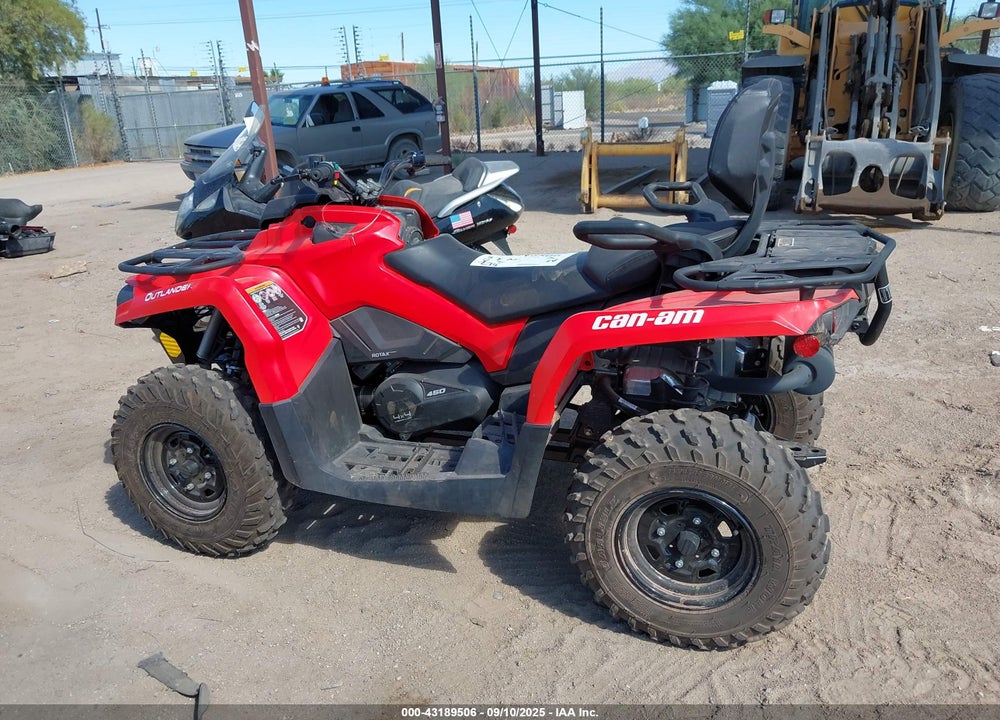 2020 CAN-AM OUTLANDER MAX 450/450 DPS VIN: 3JBLMAR25LJ001193