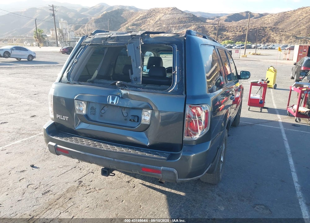 2006 HONDA PILOT EX-L VIN: 5FNYF28716B051662