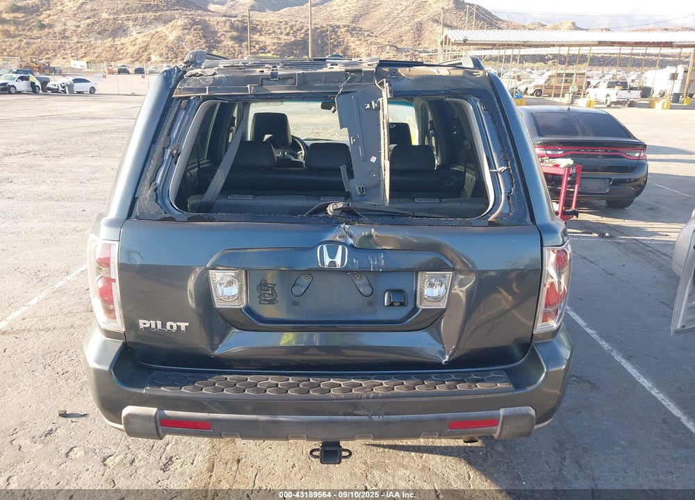 2006 HONDA PILOT EX-L VIN: 5FNYF28716B051662