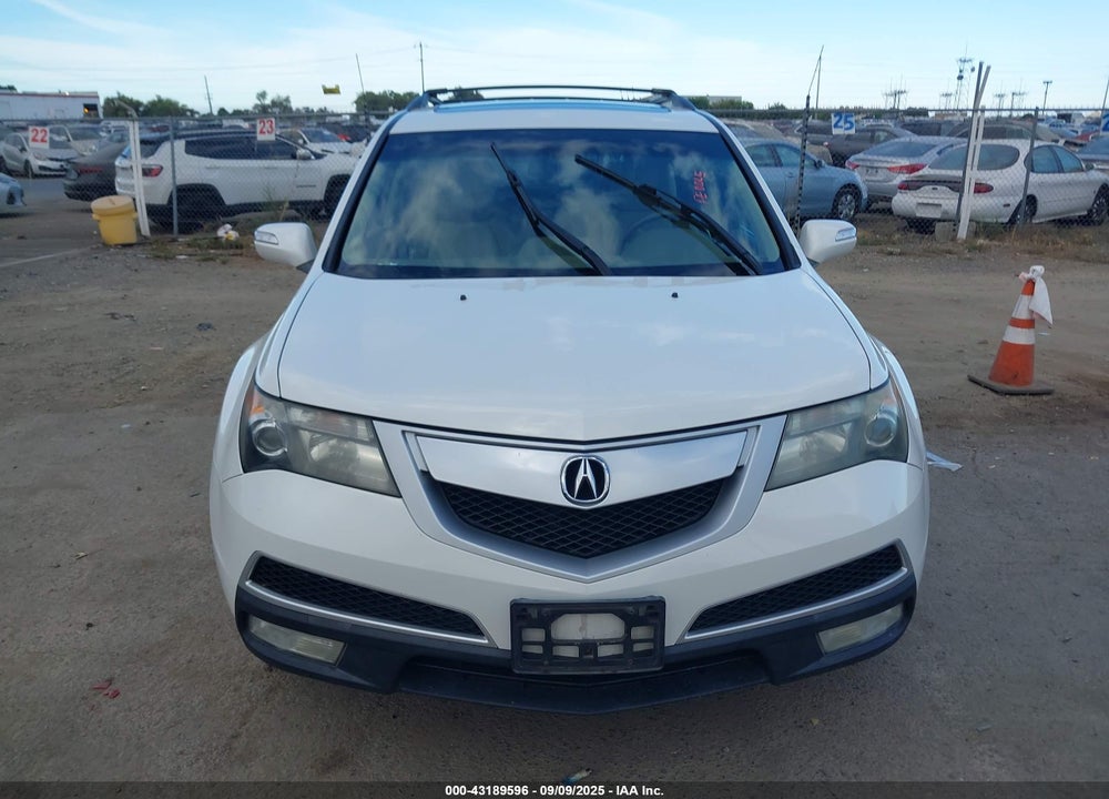 2012 ACURA MDX VIN: 2HNYD2H42CH511973