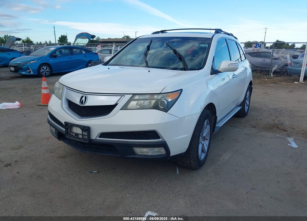2012 ACURA MDX VIN: 2HNYD2H42CH511973
