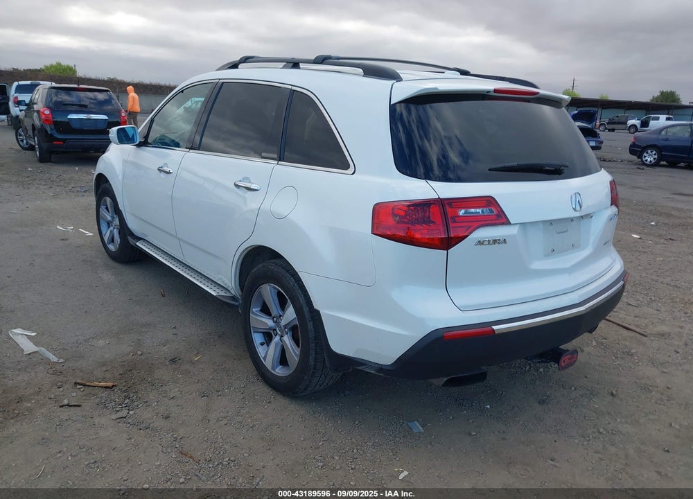2012 ACURA MDX VIN: 2HNYD2H42CH511973