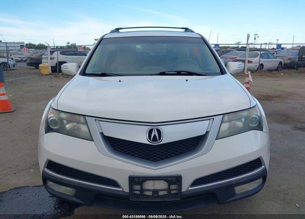 2012 ACURA MDX VIN: 2HNYD2H42CH511973