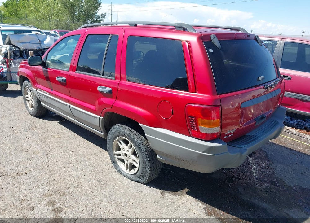 2002 JEEP GRAND CHEROKEE LAREDO VIN: 1J4GW48S62C297216