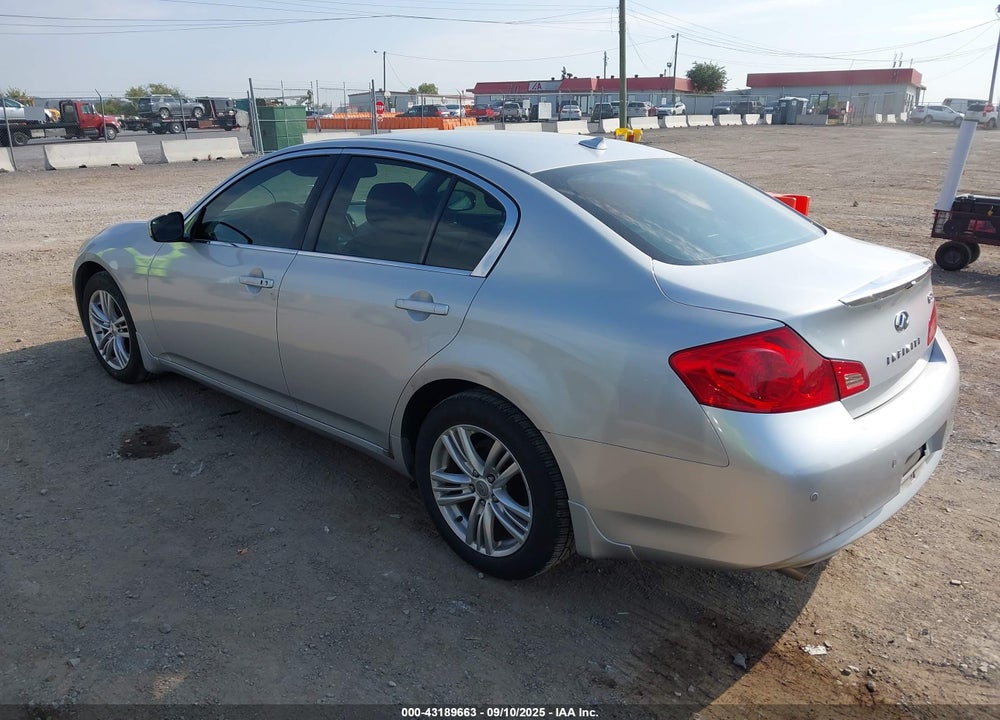 2013 INFINITI G37X VIN: JN1CV6AR3DM750038