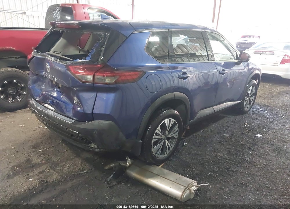 2021 NISSAN ROGUE SV FWD VIN: JN8AT3BA0MW002115