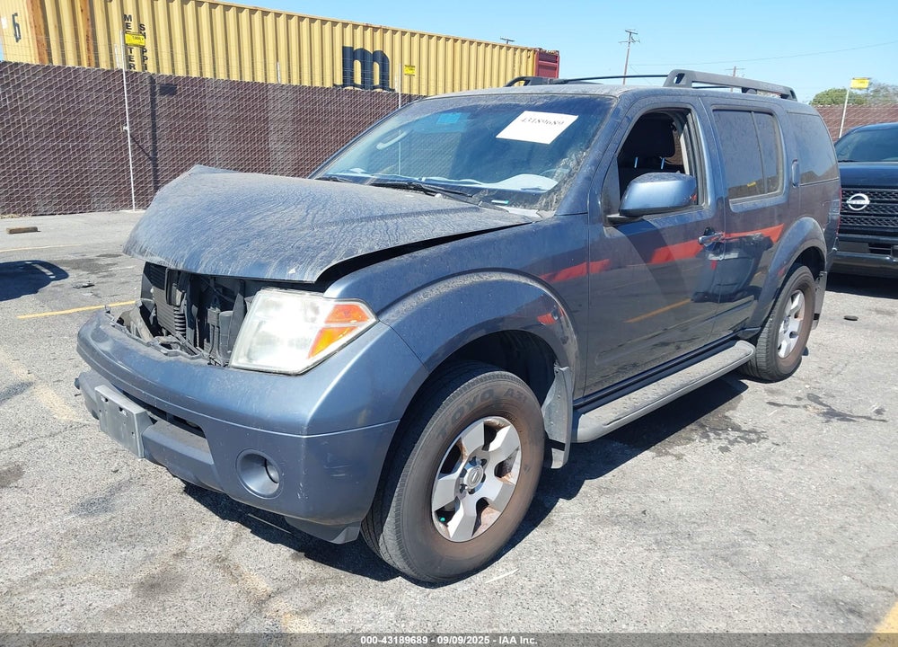 2006 NISSAN PATHFINDER SE VIN: 5N1AR18U36C645199