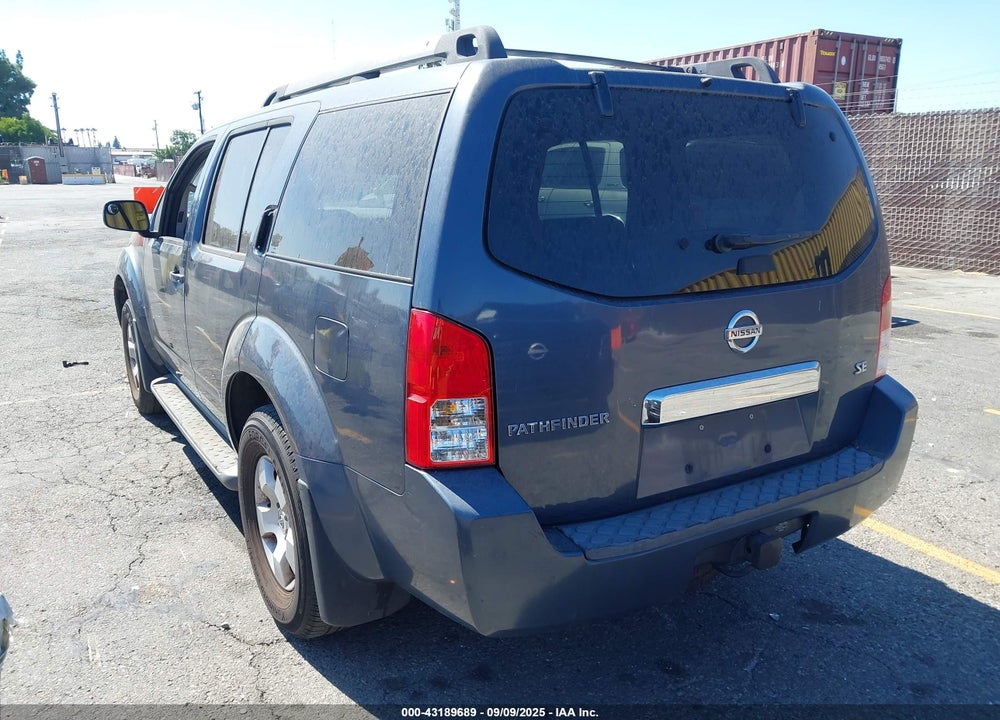 2006 NISSAN PATHFINDER SE VIN: 5N1AR18U36C645199