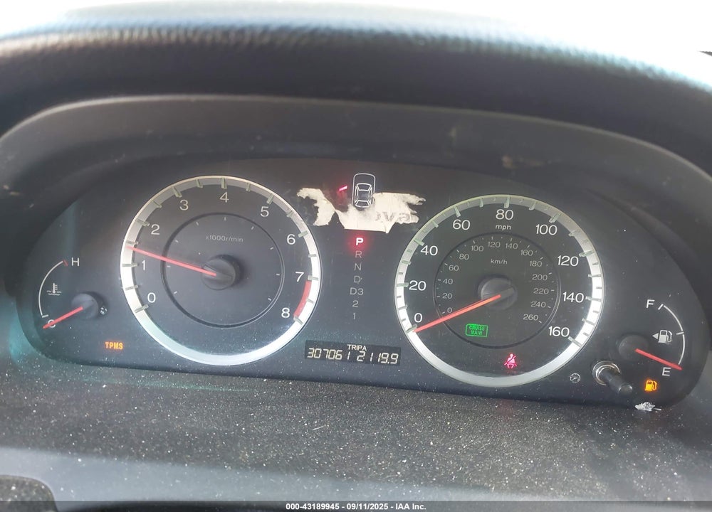2012 HONDA ACCORD 2.4 EX-L VIN: 1HGCS1B86CA018647
