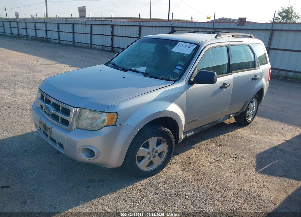 2008 FORD ESCAPE XLS/XLS MANUAL VIN: 1FMCU02Z28KA68048