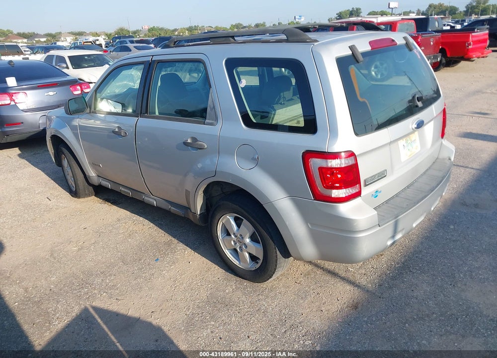 2008 FORD ESCAPE XLS/XLS MANUAL VIN: 1FMCU02Z28KA68048