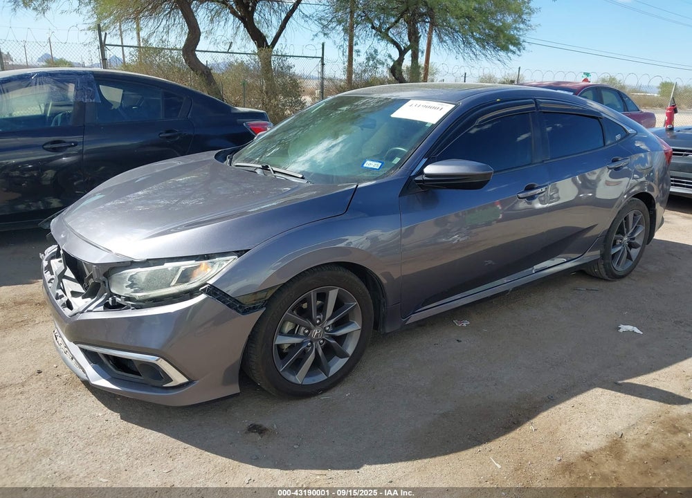 2020 HONDA CIVIC EX VIN: 19XFC1F35LE025478