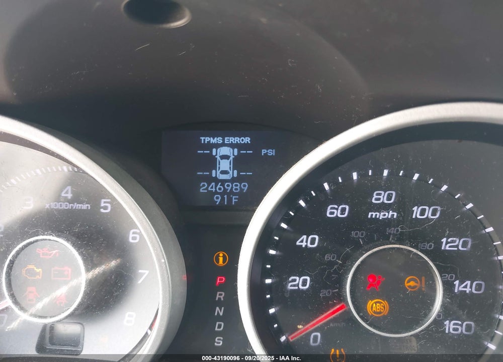 2012 ACURA TL VIN: 19UUA8F72CA013365