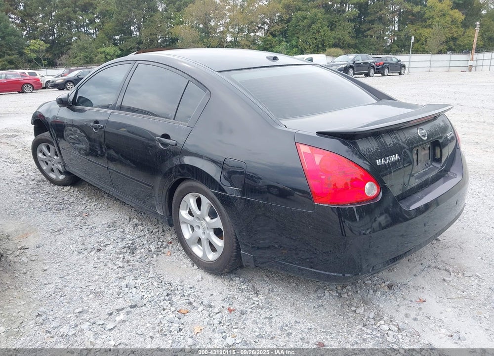 2008 NISSAN MAXIMA 3.5 SL VIN: 1N4BA41E38C806194