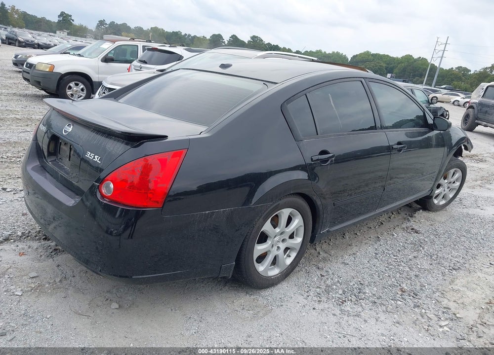 2008 NISSAN MAXIMA 3.5 SL VIN: 1N4BA41E38C806194