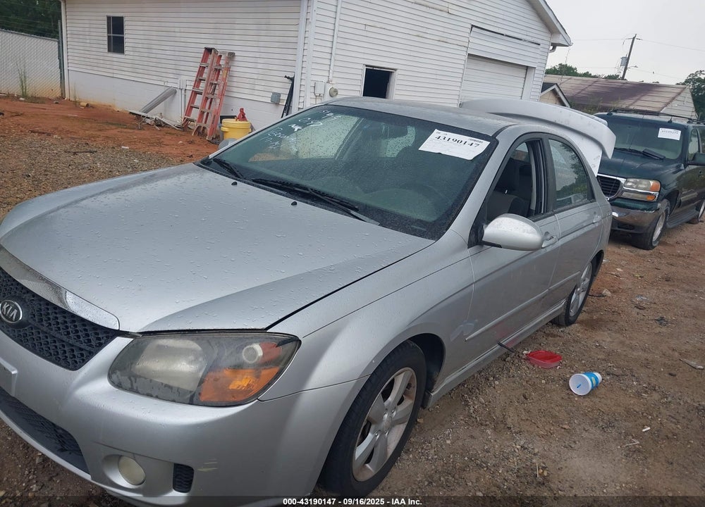2008 KIA SPECTRA SX VIN: KNAFE121285018857