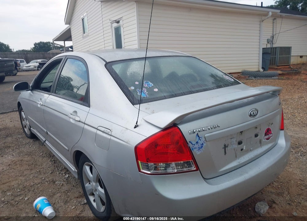 2008 KIA SPECTRA SX VIN: KNAFE121285018857