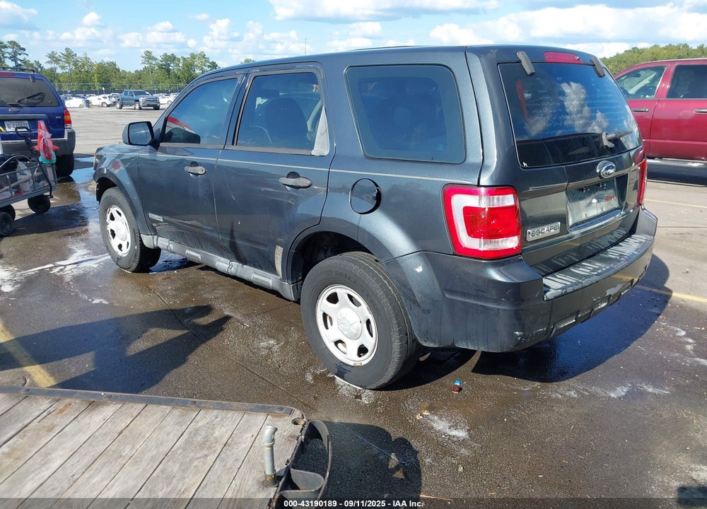 2008 FORD ESCAPE XLS/XLS MANUAL VIN: 1FMCU02Z38KC82837