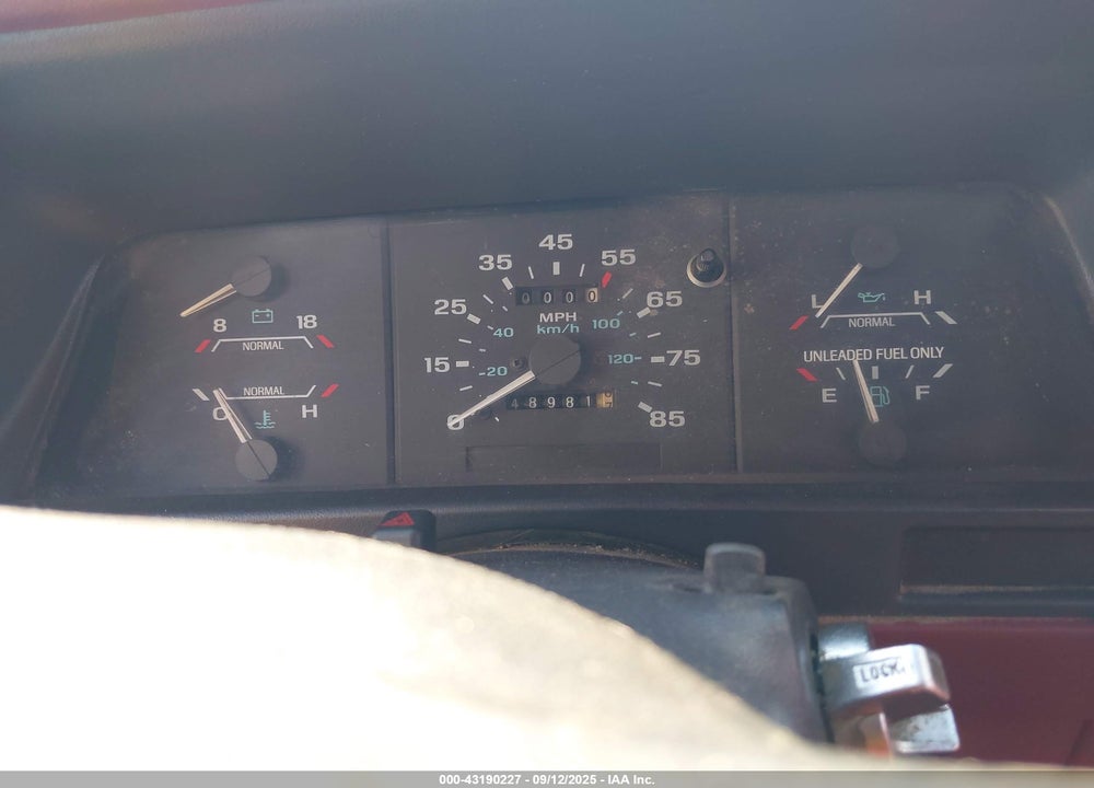 1993 FORD RANGER SUPER CAB VIN: 1FTCR14U6PTA57060