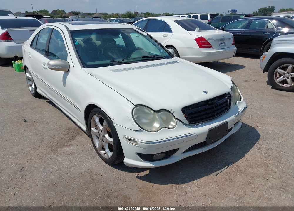 2007 MERCEDES-BENZ C 230 SPORT VIN: WDBRF52H87F929946