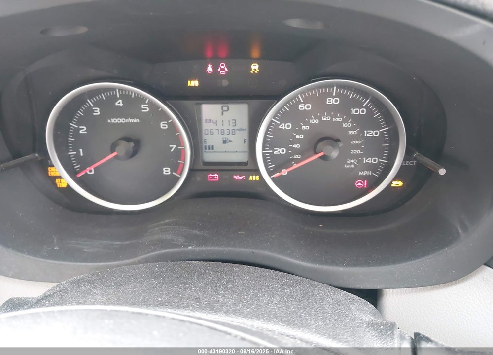 2015 SUBARU FORESTER VIN: JF2SJADCXFH593894