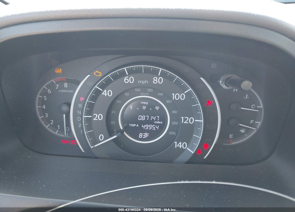2013 HONDA CR-V VIN: 5J6RM4H75DL071875