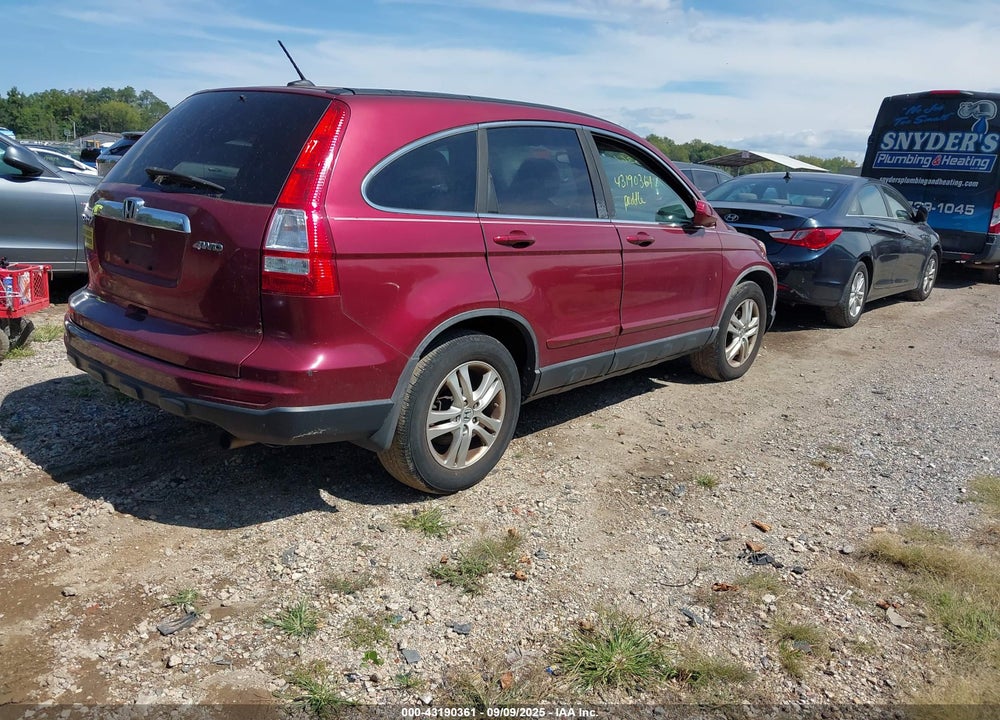 2011 HONDA CR-V EX-L VIN: 5J6RE4H76BL034621