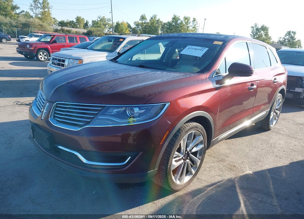 2016 LINCOLN MKX VIN: 2LMPJ8LR3GBL88211